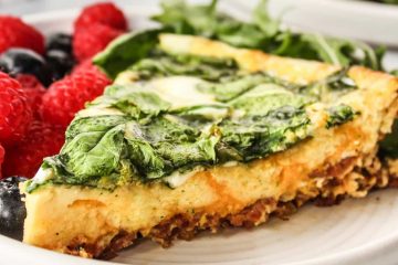bacon spinach frittata